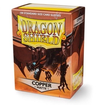 Dragon Shield Standard Sleeves - Matte Copper (100 Sleeves)