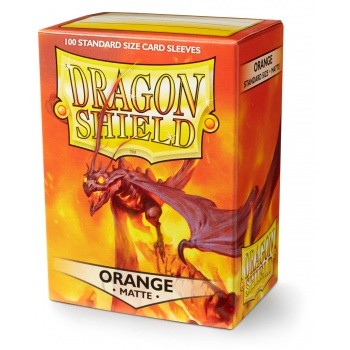 Dragon Shield Standard Sleeves - Orange (100 Sleeves)