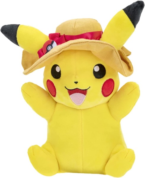 Pokémon Plüsch Pikachu with Summer Hat 20 cm