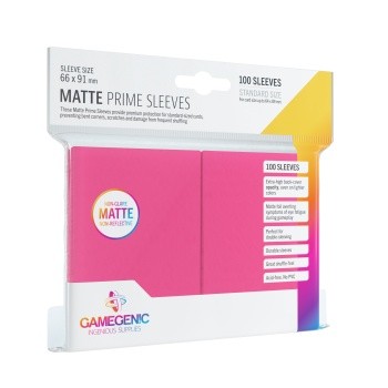 Gamegenic Matte Prime Sleeves P!nk