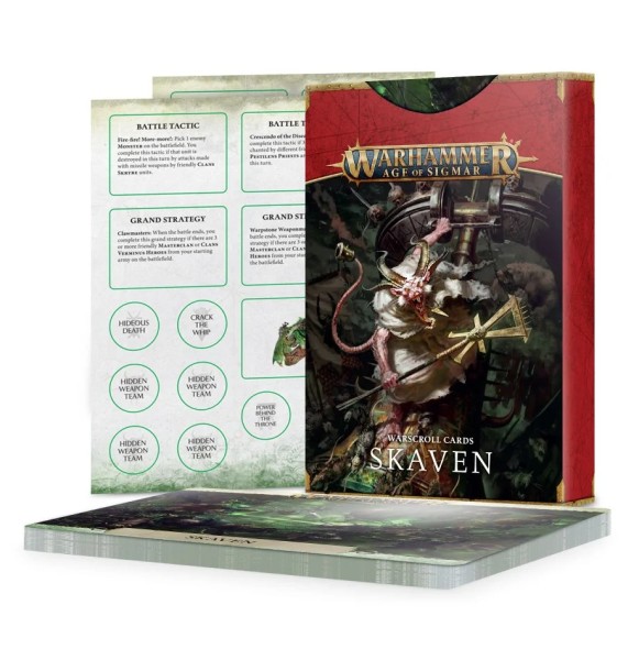 Warhammer AOS: Warscroll Cards Skaven EN