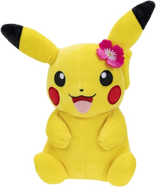 Pokémon Plüsch Pikachu pink Flower 20cm
