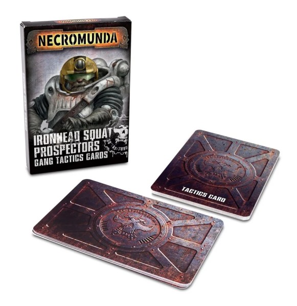 Necromunda: Ironhead Squat Prospectors Gang Tactics Cards EN